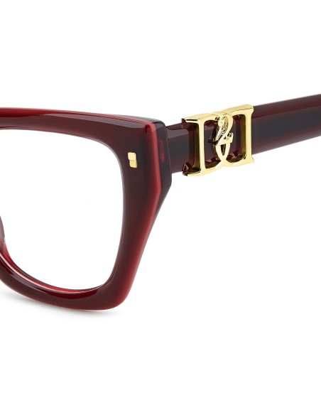 OPTICAL FRAMES DSQUARED - D2 0186 - CHERRY - 53