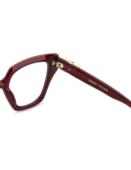OPTICAL FRAMES DSQUARED - D2 0186 - CHERRY - 53