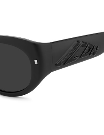SUNGLASSES FRAMES DSQUARED - ICON 0028/S - MATTE BLACK - 55 2