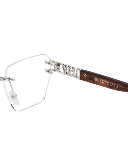 OPTICAL FRAMES DSQUARED - D2 0173 - PALLADIUM - 57