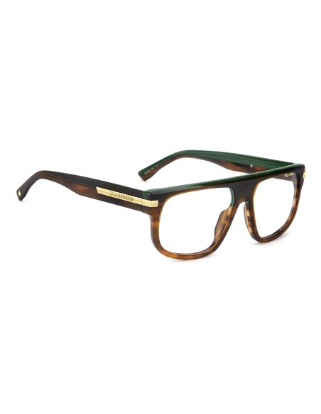 OPTICAL FRAMES DSQUARED - D2 0179 - BROWN HORN - 56