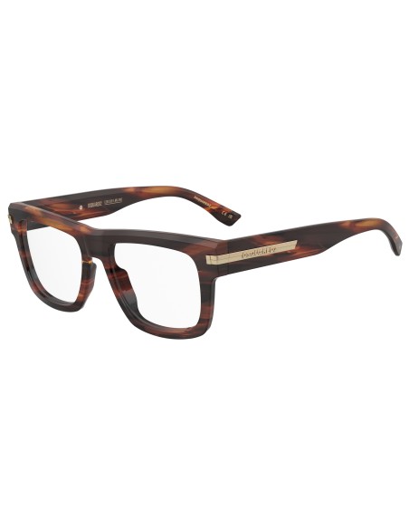 OPTICAL FRAMES DSQUARED - D2 0163 - BROWN HORN GOLD - 54