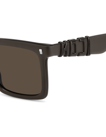 SUNGLASSES FRAMES DSQUARED - ICON 0025/S - MATTE BROWN - 53
