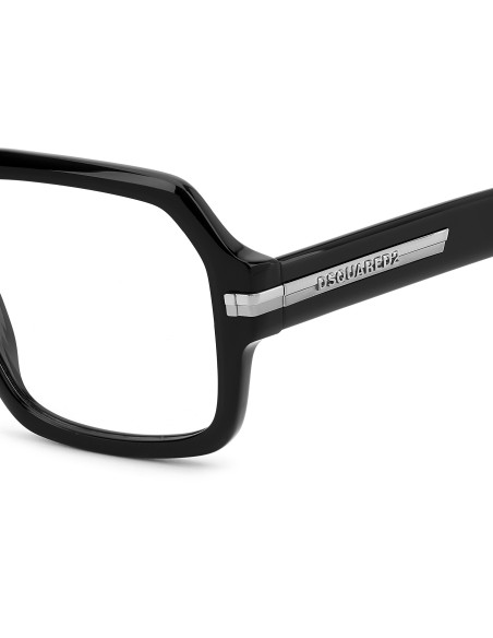 OPTICAL FRAMES DSQUARED - D2 0162 - BLACK RUTHENIUM - 56