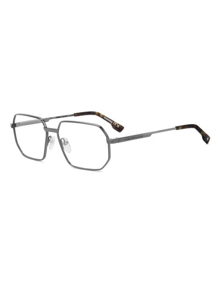 OPTICAL FRAMES DSQUARED - D2 0158 - DARK RUTHENIUM - 56
