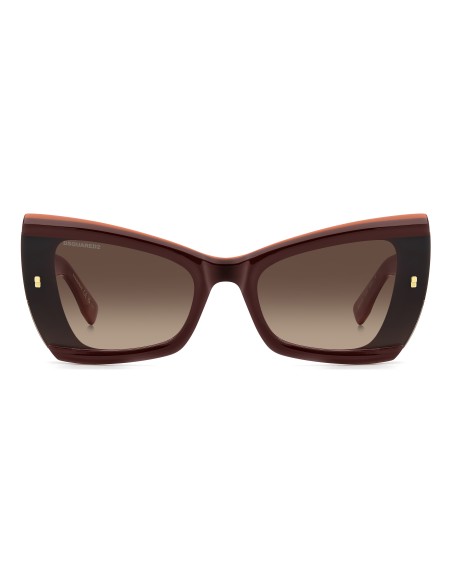 SUNGLASSES FRAMES DSQUARED - D2 0170/S - BROWN ORANGE - 63