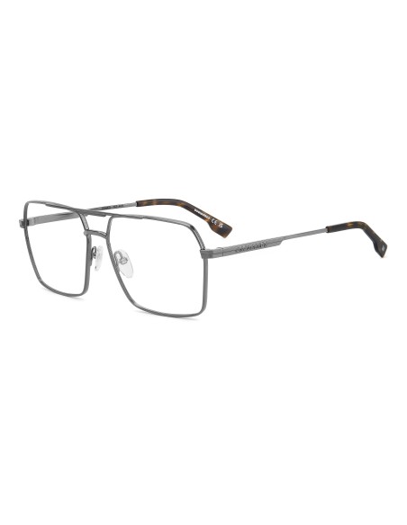 OPTICAL FRAMES DSQUARED - D2 0157 - DARK RUTHENIUM - 60