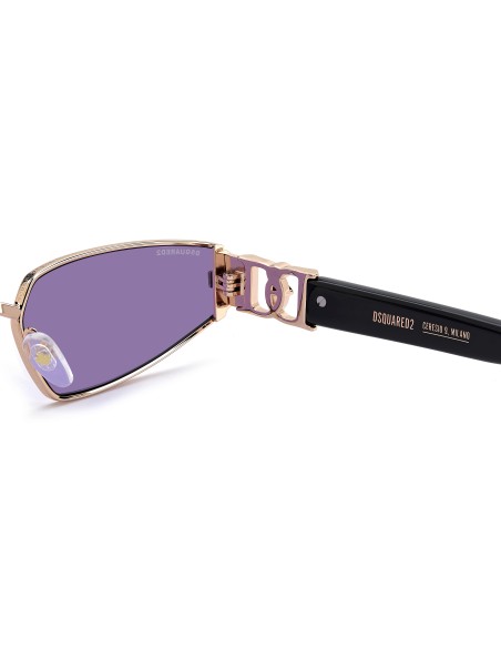 SUNGLASSES FRAMES DSQUARED - D2 0168/S - GOLD COPPER - 61