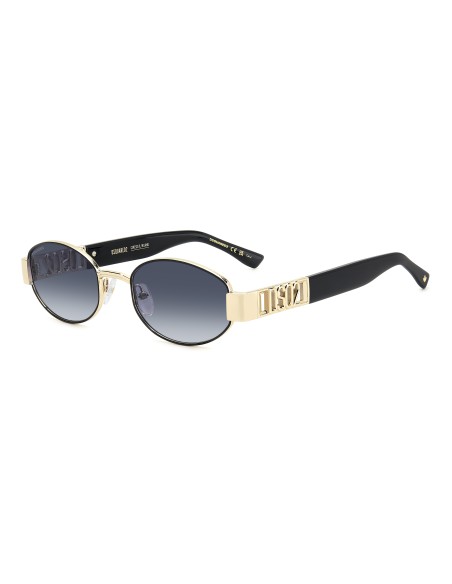 SUNGLASSES FRAMES DSQUARED - D2 0155/S - MATTE GOLD BLACK - 53