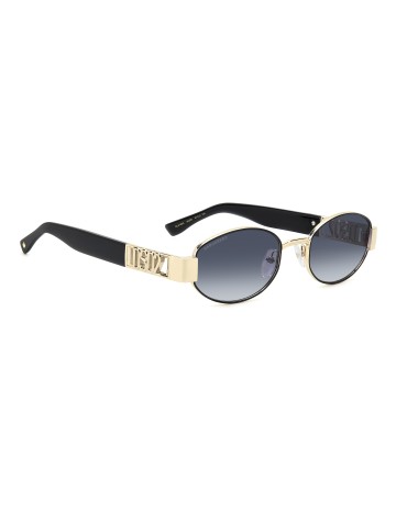 SUNGLASSES FRAMES DSQUARED - D2 0155/S - MATTE GOLD BLACK - 53 2