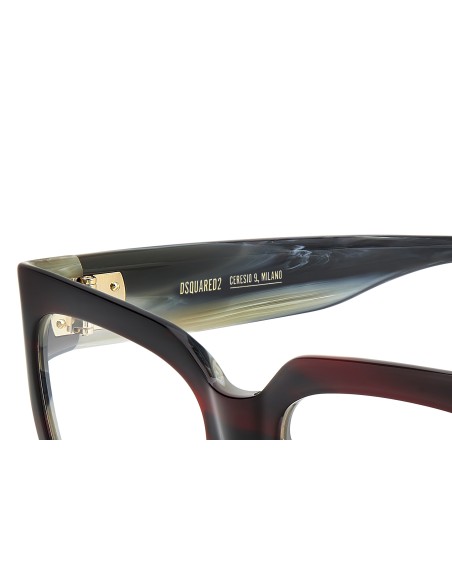 OPTICAL FRAMES DSQUARED - D2 0151/G - BURGUNDY HORN - 55