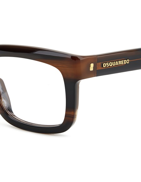 OPTICAL FRAMES DSQUARED - D2 0144 - BROWN HORN - 53