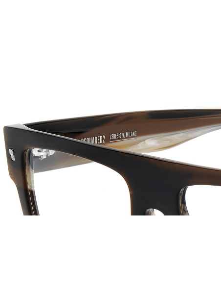 OPTICAL FRAMES DSQUARED - D2 0147 - BROWN HORN - 54