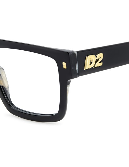 OPTICAL FRAMES DSQUARED - D2 0147 - BLACK HORN - 54