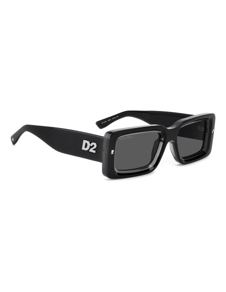 SUNGLASSES FRAMES DSQUARED - D2 0142/S - BLACK GREY - 52