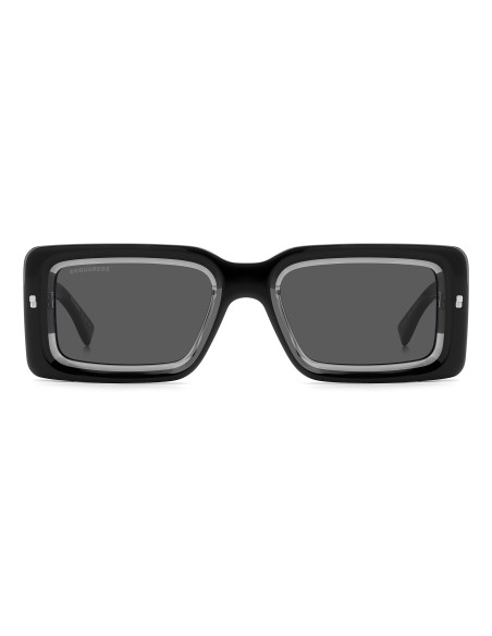 SUNGLASSES FRAMES DSQUARED - D2 0142/S - BLACK GREY - 52