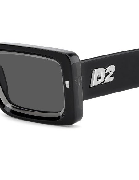 SUNGLASSES FRAMES DSQUARED - D2 0142/S - BLACK GREY - 52