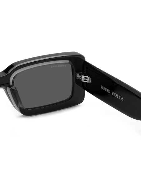 SUNGLASSES FRAMES DSQUARED - D2 0142/S - BLACK GREY - 52