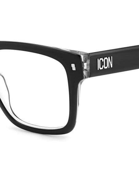 OPTICAL FRAMES DSQUARED - ICON 0018 - BLACK CRYSTAL - 54
