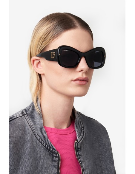 SUNGLASSES FRAMES DSQUARED - D2 0137/S - BLACK GOLD - 54