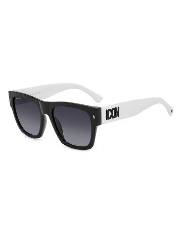 SUNGLASSES FRAMES DSQUARED - ICON 0004/S - BLACK WHITE BLACK - 55 2