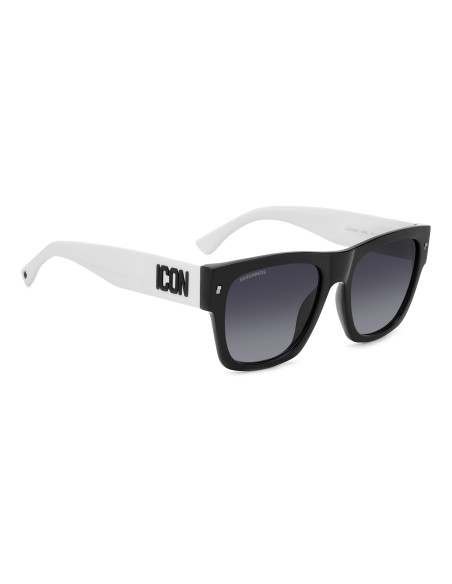 SUNGLASSES FRAMES DSQUARED - ICON 0004/S - BLACK WHITE BLACK - 55