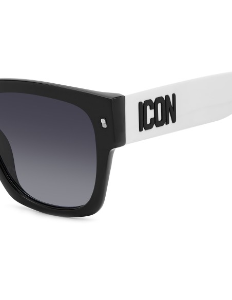 SUNGLASSES FRAMES DSQUARED - ICON 0004/S - BLACK WHITE BLACK - 55