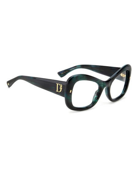 OPTICAL FRAMES DSQUARED - D2 0138 - GREEN HORN - 52