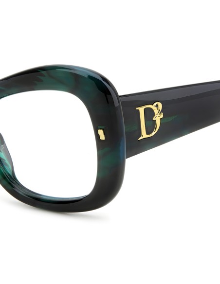 OPTICAL FRAMES DSQUARED - D2 0138 - GREEN HORN - 52