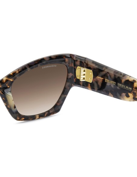 SUNGLASSES FRAMES DSQUARED - D2 0132/S - GREY HAVANA - 55