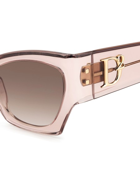 SUNGLASSES FRAMES DSQUARED - D2 0132/S - PINK CRYSTAL - 55