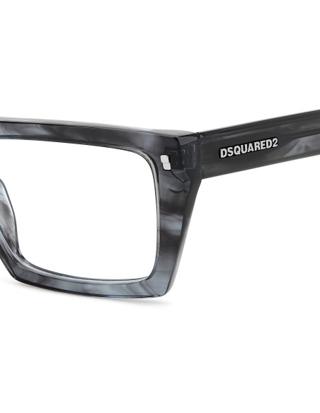 OPTICAL FRAMES DSQUARED - D2 0130 - GREY HORN - 54
