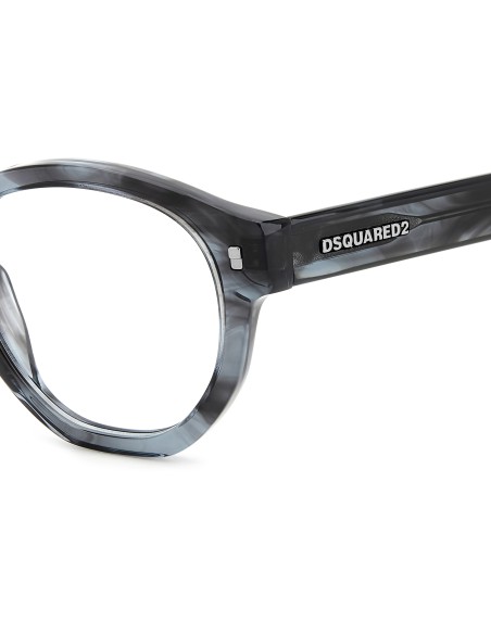 OPTICAL FRAMES DSQUARED - D2 0131 - GREY HORN - 50