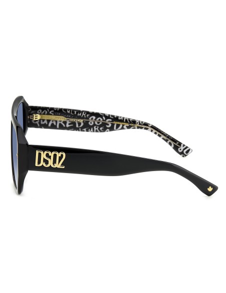 SUNGLASSES FRAMES DSQUARED - D2 0128/S - BLACK PATTERN WHITE - 58