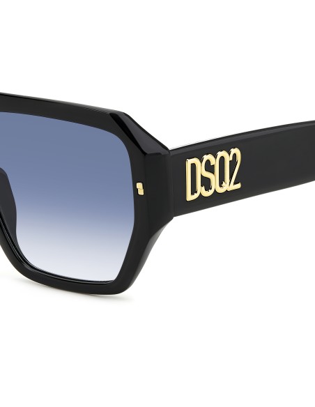 SUNGLASSES FRAMES DSQUARED - D2 0128/S - BLACK PATTERN WHITE - 58