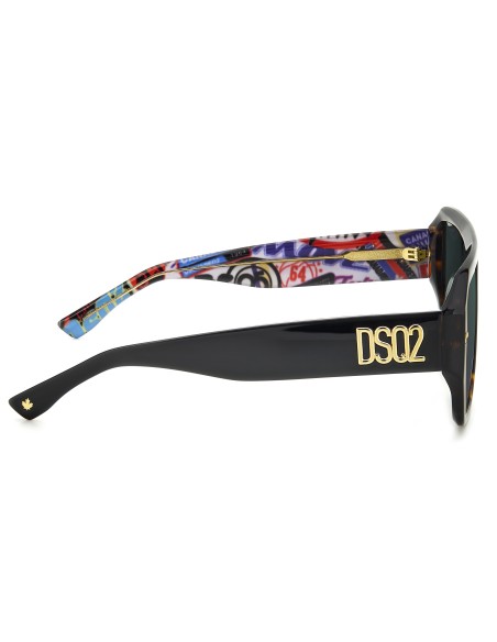 SUNGLASSES FRAMES DSQUARED - D2 0128/S - HAVANA PATTERN - 58