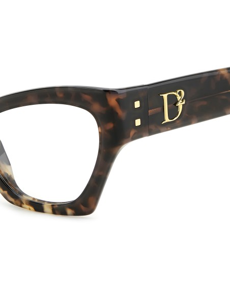 OPTICAL FRAMES DSQUARED - D2 0133 - GREY HAVANA - 53