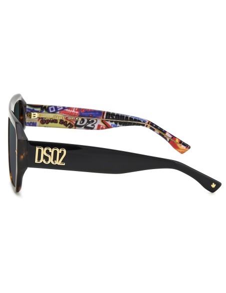 SUNGLASSES FRAMES DSQUARED - D2 0128/S - HAVANA PATTERN - 58