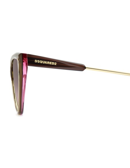 SUNGLASSES FRAMES DSQUARED - D2 0134/S - BRWN METLZED - 58