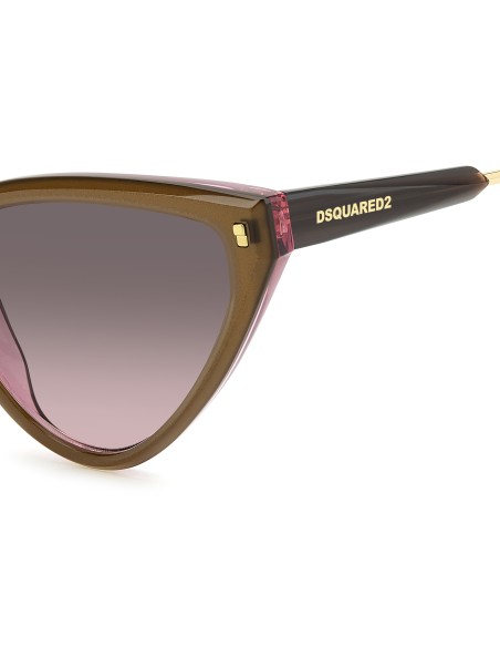SUNGLASSES FRAMES DSQUARED - D2 0134/S - BRWN METLZED - 58