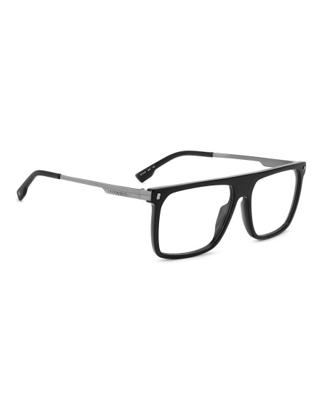 OPTICAL FRAMES DSQUARED - D2 0122 - BLACK DARK RUTHENIUM - 56