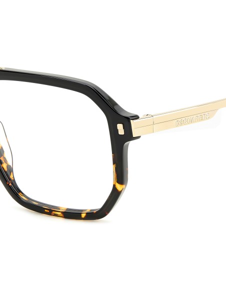 OPTICAL FRAMES DSQUARED - D2 0123 - BLACK HAVANA - 56