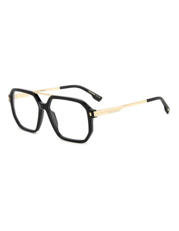 OPTICAL FRAMES DSQUARED - D2 0123 - BLACK GOLD - 56 2