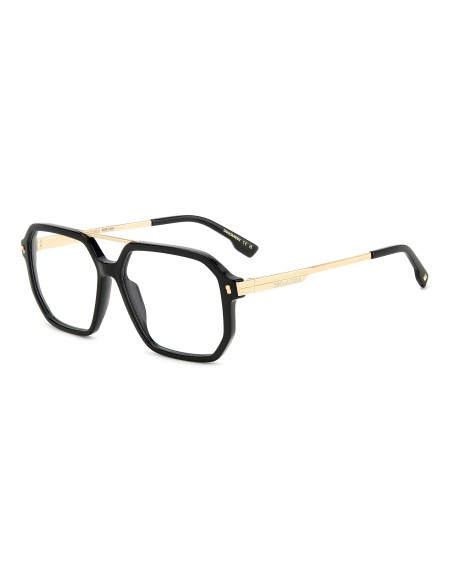 OPTICAL FRAMES DSQUARED - D2 0123 - BLACK GOLD - 56