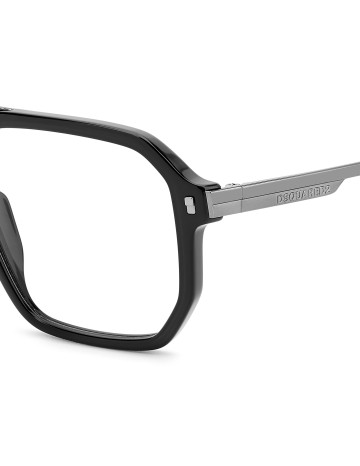 OPTICAL FRAMES DSQUARED - D2 0123 - BLACK DARK RUTHENIUM - 56 2