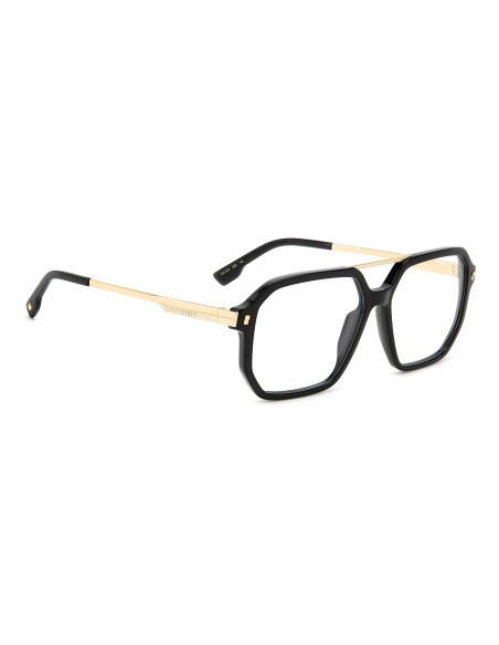 OPTICAL FRAMES DSQUARED - D2 0123 - BLACK GOLD - 56