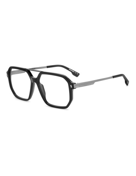 OPTICAL FRAMES DSQUARED - D2 0123 - BLACK DARK RUTHENIUM - 56