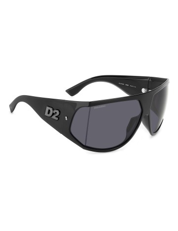 SUNGLASSES FRAMES DSQUARED - D2 0124/S - BLACK DARK RUTHENIUM - 75 2
