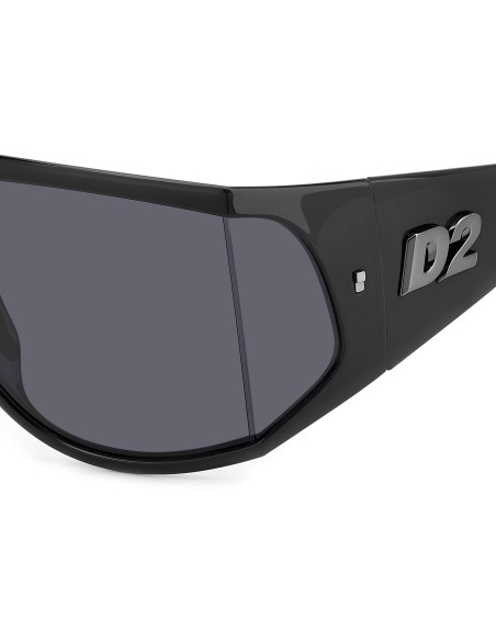 SUNGLASSES FRAMES DSQUARED - D2 0124/S - BLACK DARK RUTHENIUM - 75