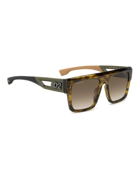 SUNGLASSES FRAMES DSQUARED - D2 0127/S - GREEN HORN - 56